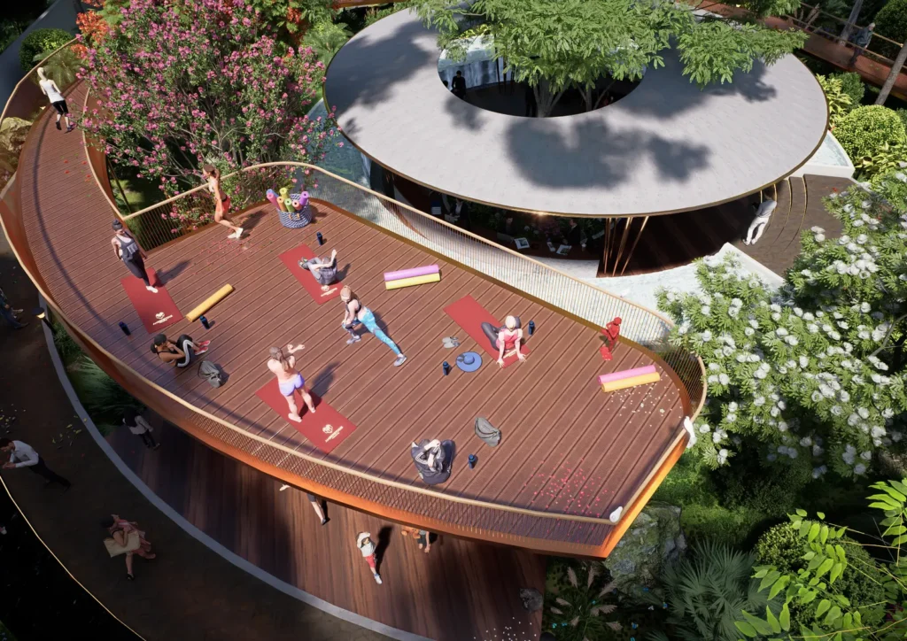 Amberstone Vectra yoga deck